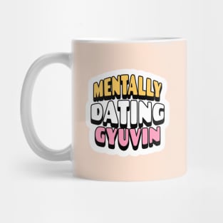 Zero base one zb1 mentally dating gyuvin typography zerose | Morcaworks Mug